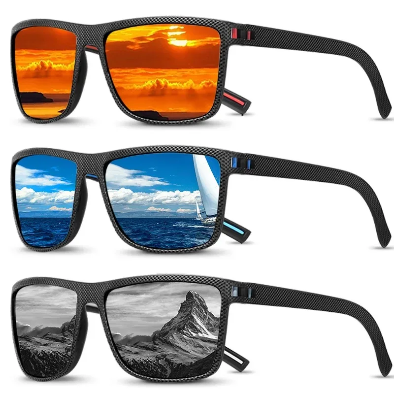 1/2 Pasang Kacamata Hitam Pria - Fishing Sunglasses Polarized ulasan dan harga